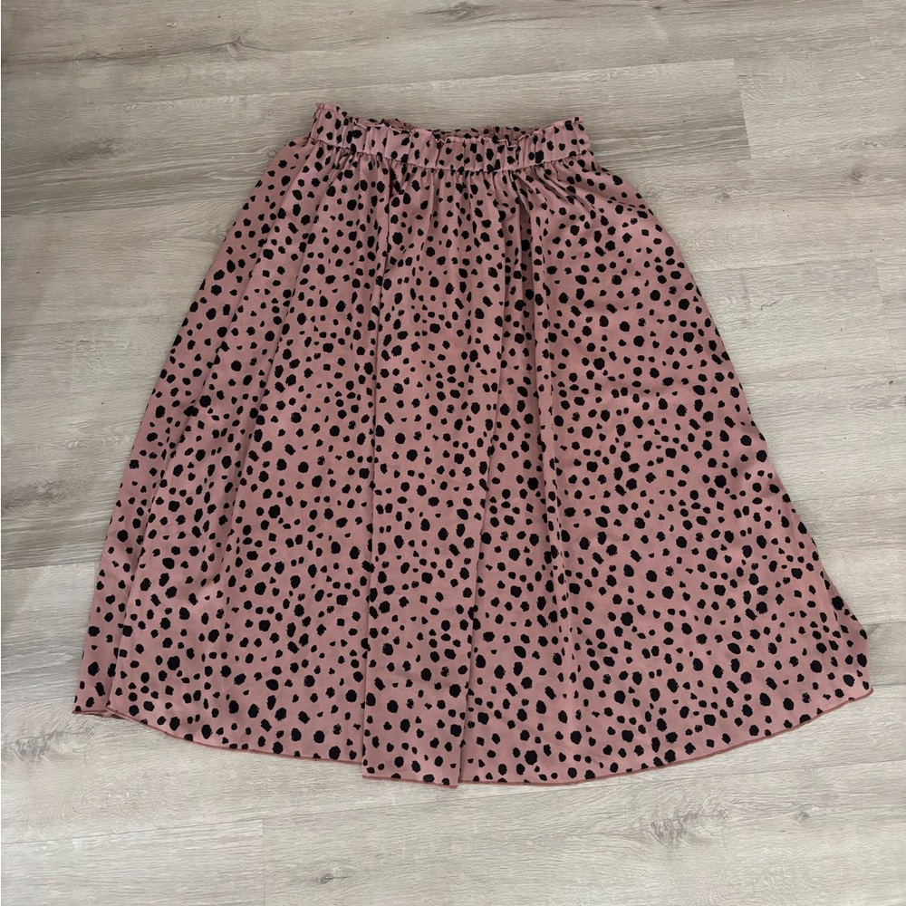 SHEIN Midi Dot Skirt